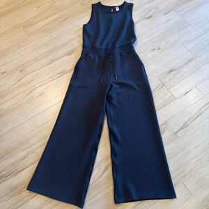 SPANX Navy Wide-Leg Jumpsuit